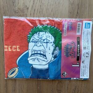 One Piece Ichiban Kuji Egghead Zoro Luffy Funny Face Towel Bandai US Shipper NEW